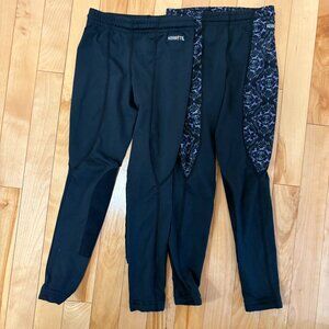 KERRITS Kids Performance Riding Leggings Pants Size XS equestrian lot of 2